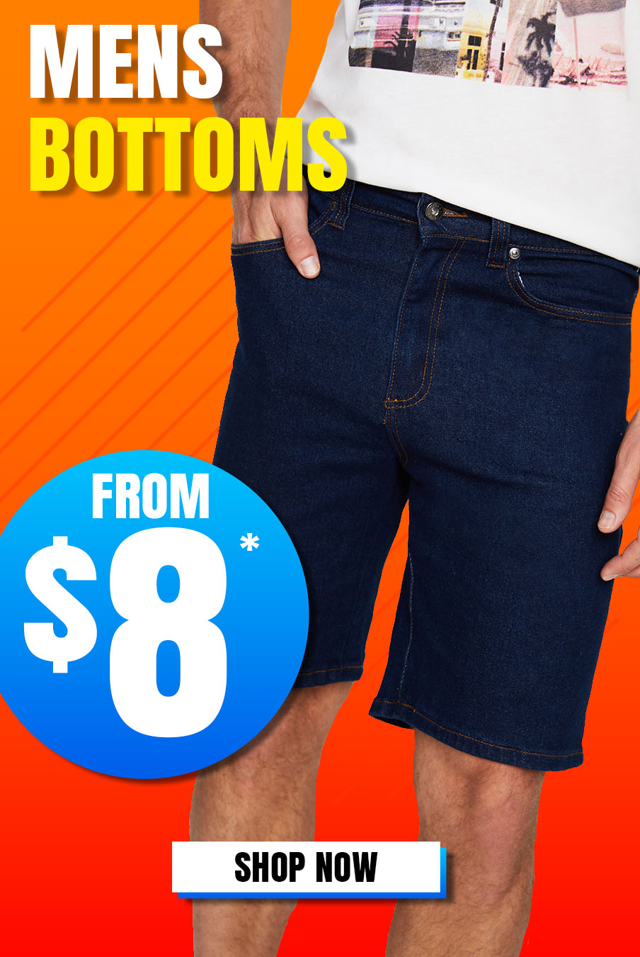 Mens Bottoms from $8