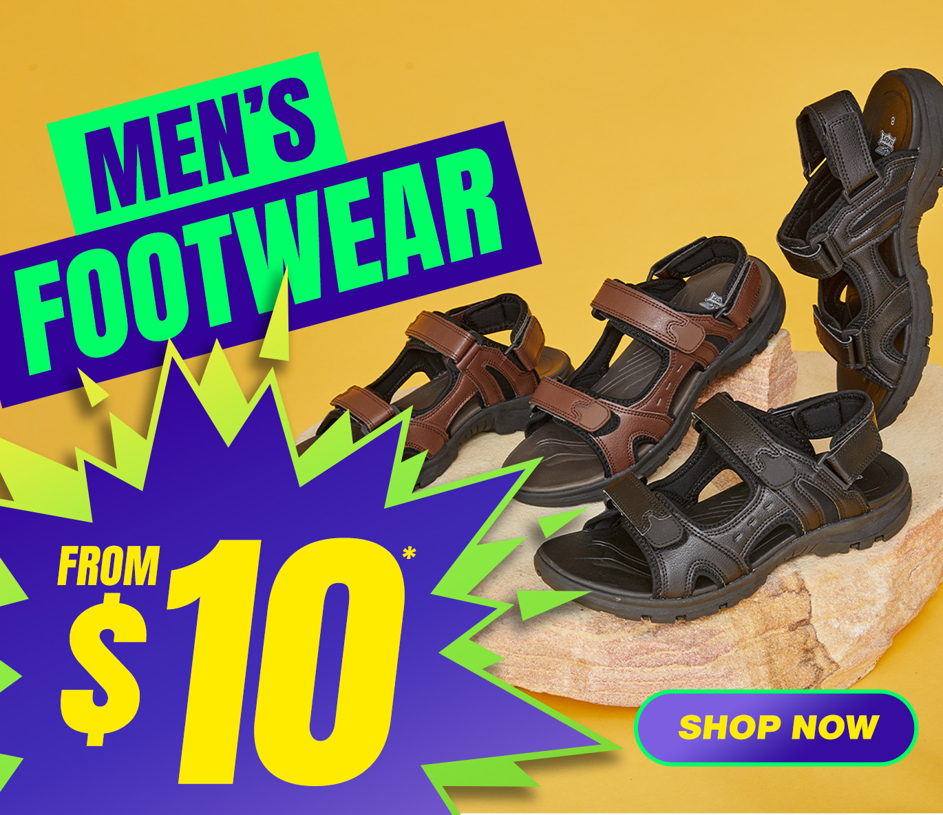 Men’s footwear from $10 at Rivers - Comfortable Rivers shoes and sandals