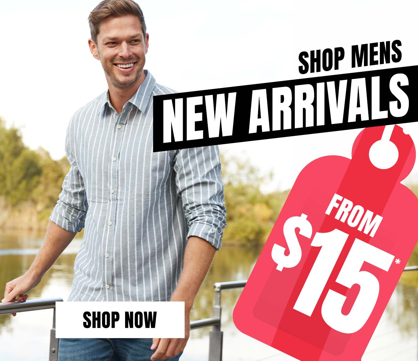 Shop Mens New Arrivals from $15