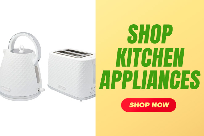 Shop kitchen appliances at Rivers - Affordable toasters and kitchen essentials for every home