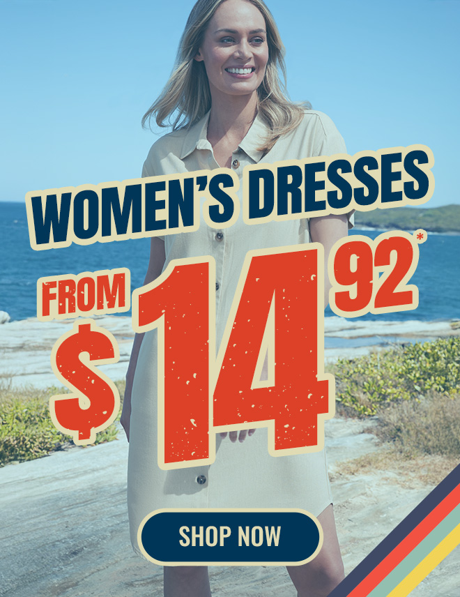 Women’s dresses sale from $14.92 – Party with us and save!