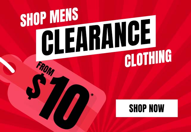 Shop Mens Clearance Clothing from $10