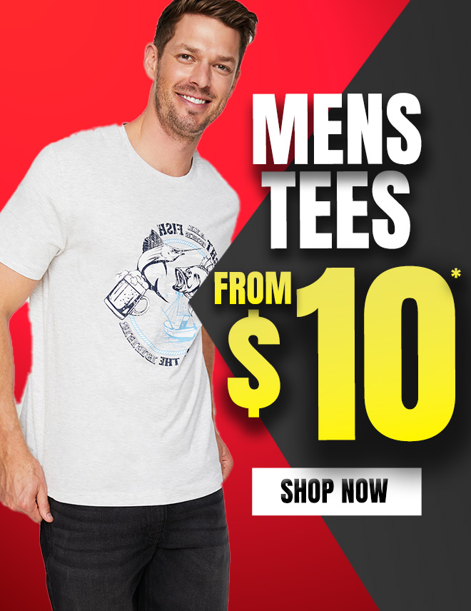 Men's tees from $10 - Great deals on T-shirts at Rivers