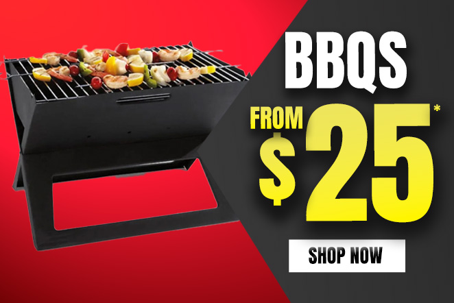 BBQs available for $25 - Outdoor clearance items at Rivers