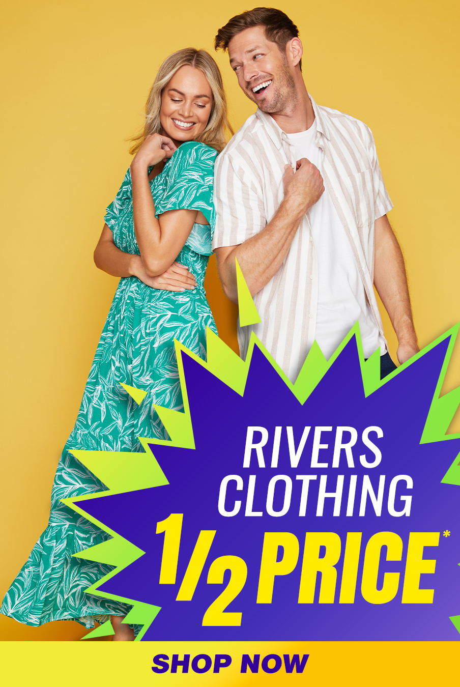 Rivers clothing at up to 80% off - Prices from $5 for Cyber Monday