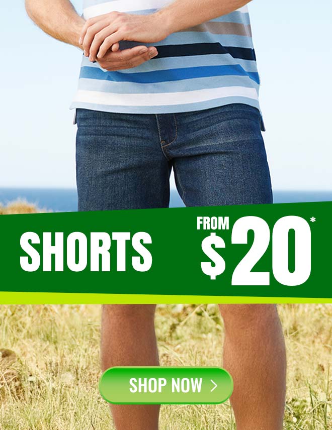 Mens Shorts from $15