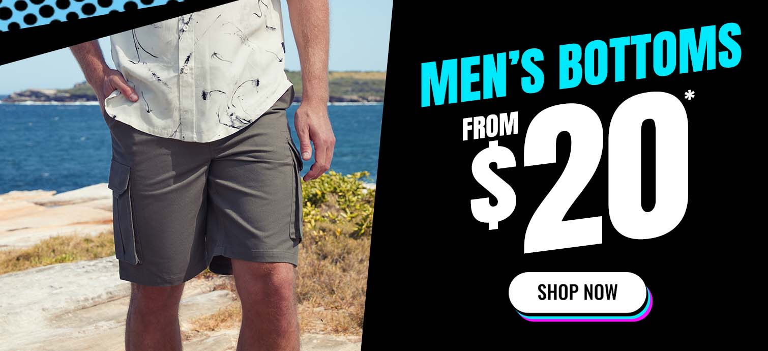 Men’s khaki shorts from $20 - Available during Rivers Black November Fashion Frenzy Sale