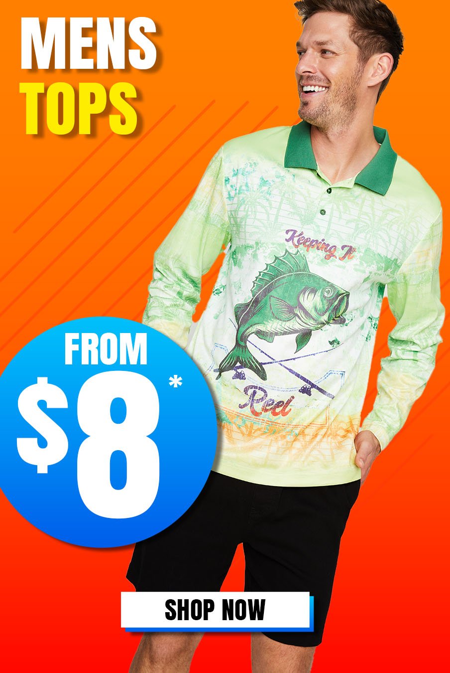 Mens Tops from $8