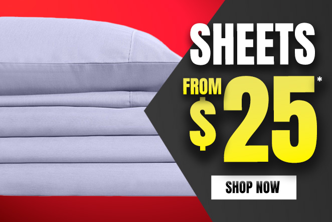 Quality sheets for $25 - Clearance sale at Rivers