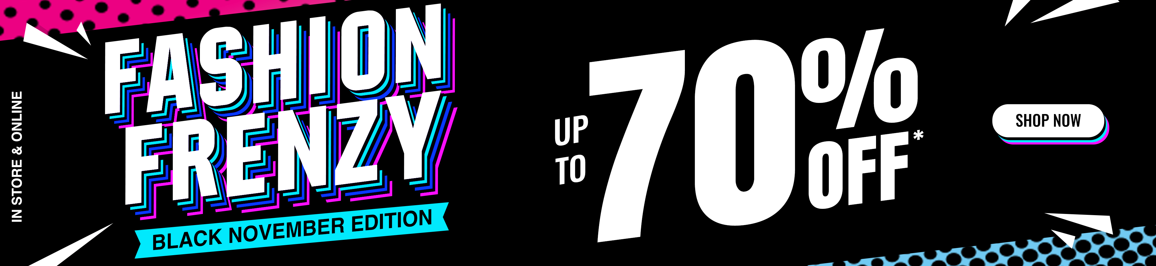 Fashion Frenzy Black November Edition - Up to 70% Off at Rivers